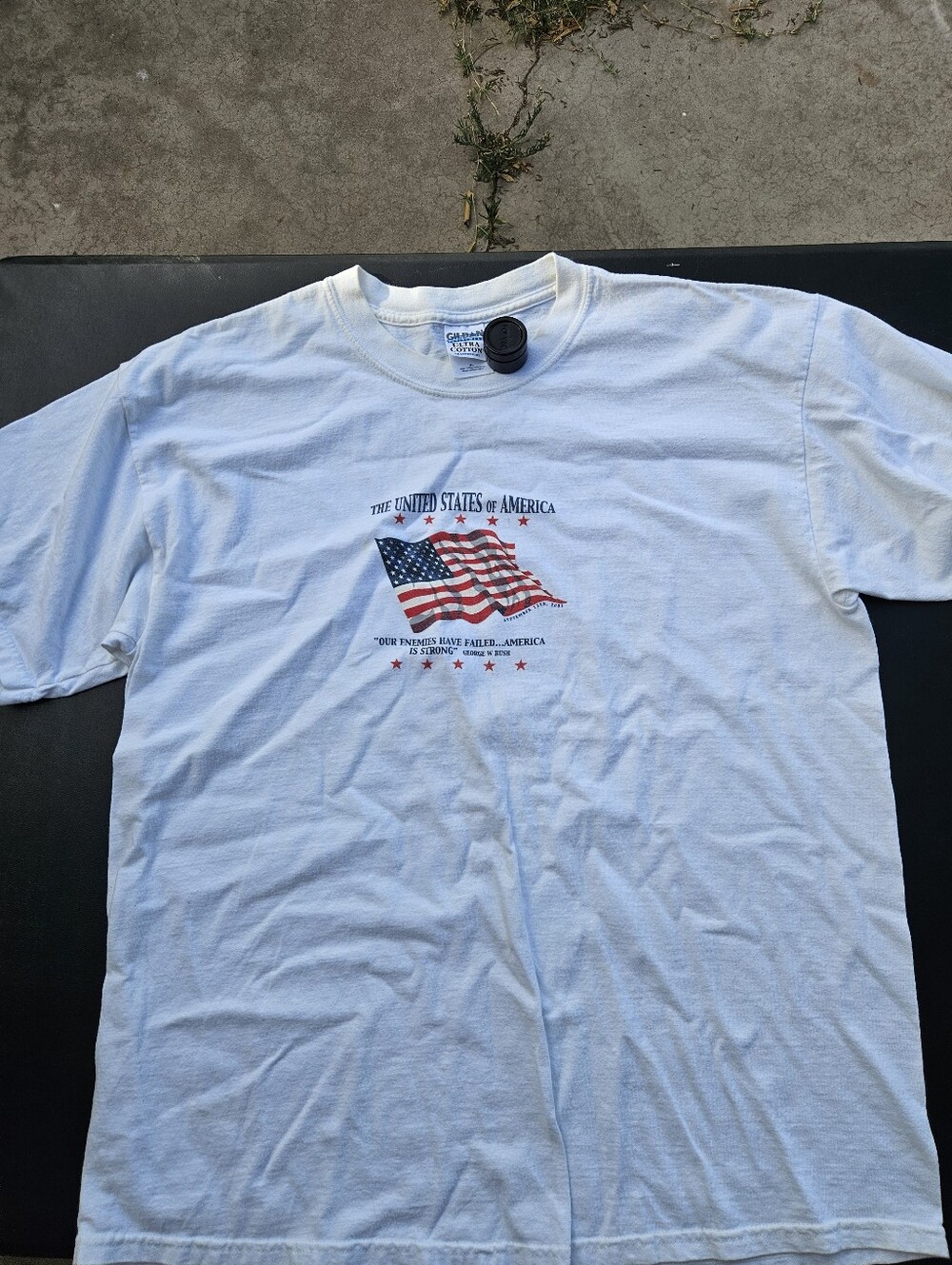 Vintage USA George Bush 9/11 Gildan Tee